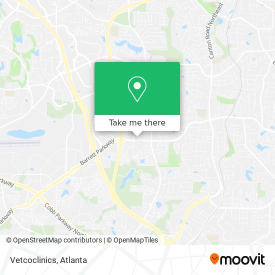 Vetcoclinics map