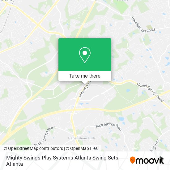 Mapa de Mighty Swings Play Systems Atlanta Swing Sets