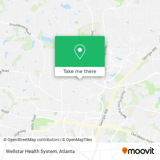Wellstar Health System map