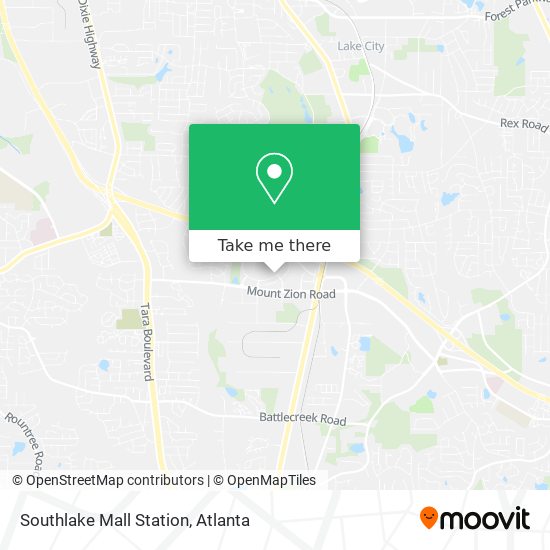 Mapa de Southlake Mall Station