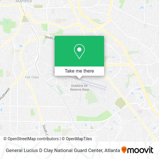 General Lucius D Clay National Guard Center map