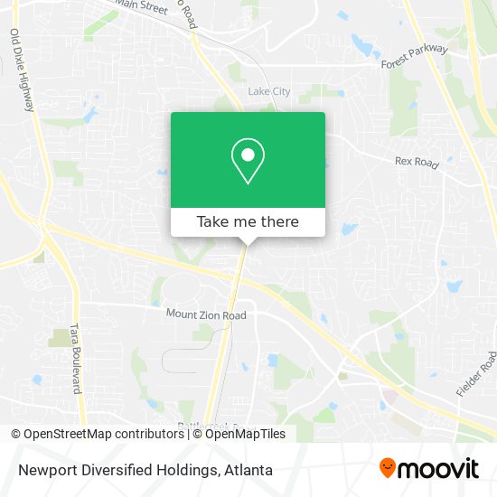 Newport Diversified Holdings map