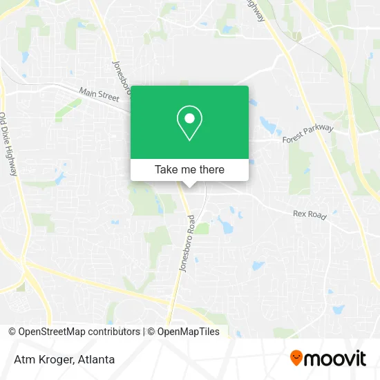 Mapa de Atm Kroger