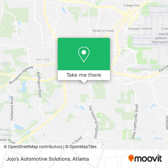 Mapa de Jojo's Automotive Solutions
