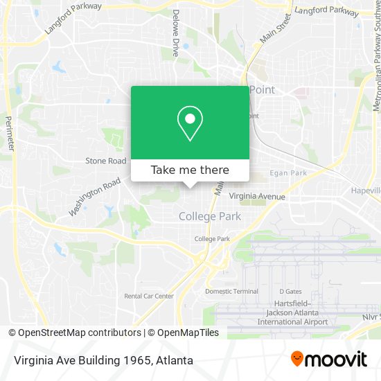 Mapa de Virginia Ave Building 1965