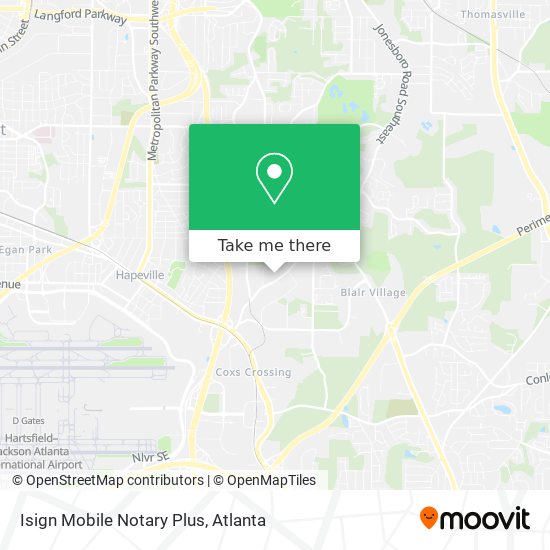 Isign Mobile Notary Plus map