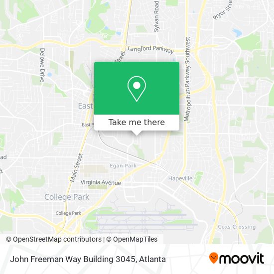 John Freeman Way Building 3045 map