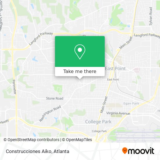 Construcciones Aiko map