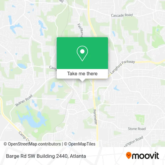 Mapa de Barge Rd SW Building 2440