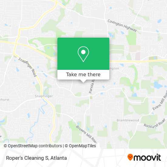 Roper's Cleaning S map