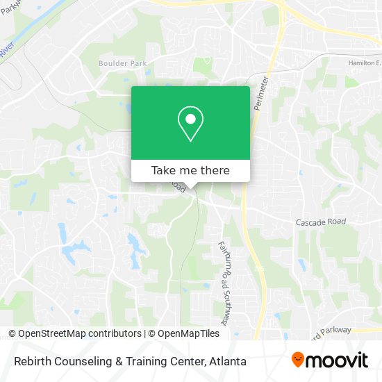Mapa de Rebirth Counseling & Training Center