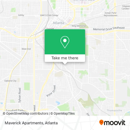 Maverick Apartments map