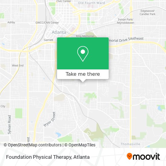 Mapa de Foundation Physical Therapy