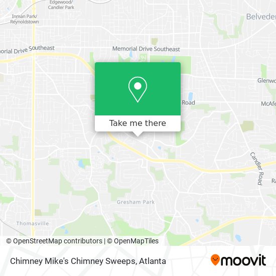 Chimney Mike's Chimney Sweeps map