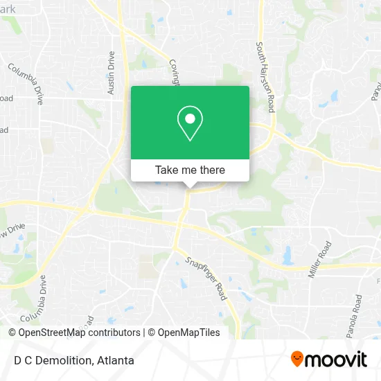 D C Demolition map