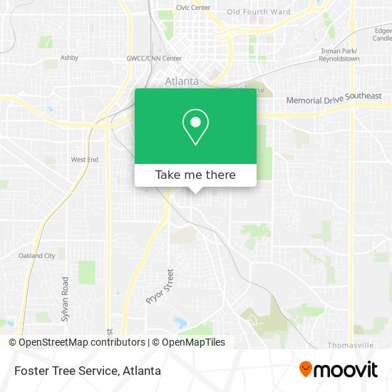 Foster Tree Service map