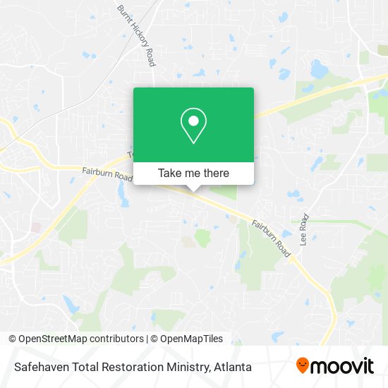 Safehaven Total Restoration Ministry map
