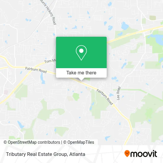 Tributary Real Estate Group map