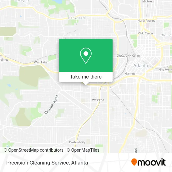 Precision Cleaning Service map