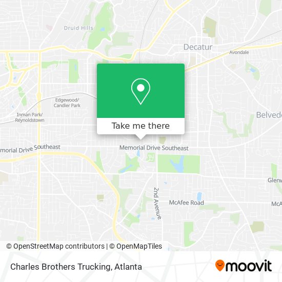 Mapa de Charles Brothers Trucking