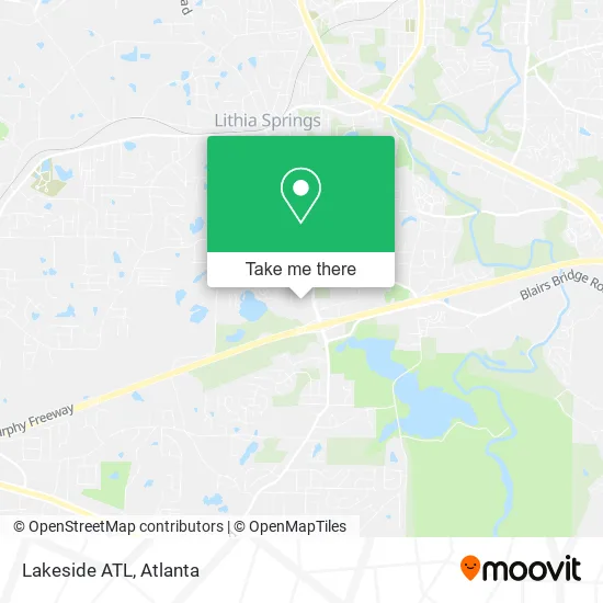 Lakeside ATL map