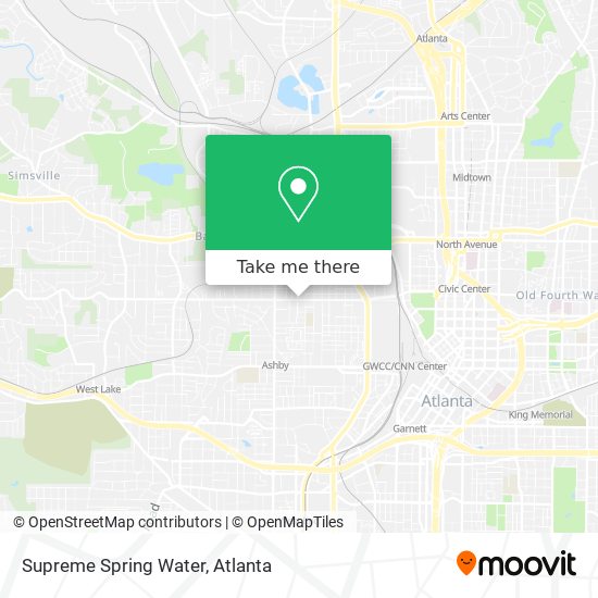 Supreme Spring Water map