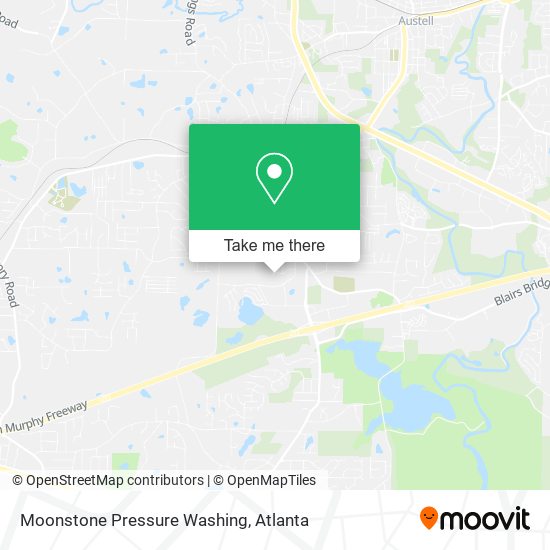 Mapa de Moonstone Pressure Washing