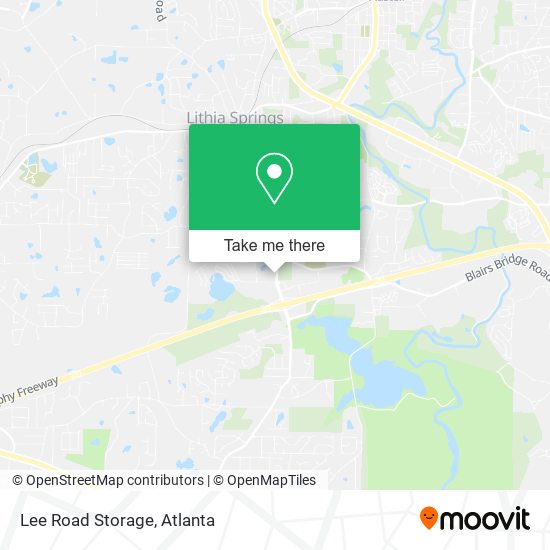 Mapa de Lee Road Storage