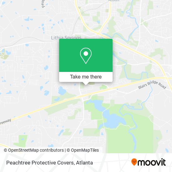 Peachtree Protective Covers map
