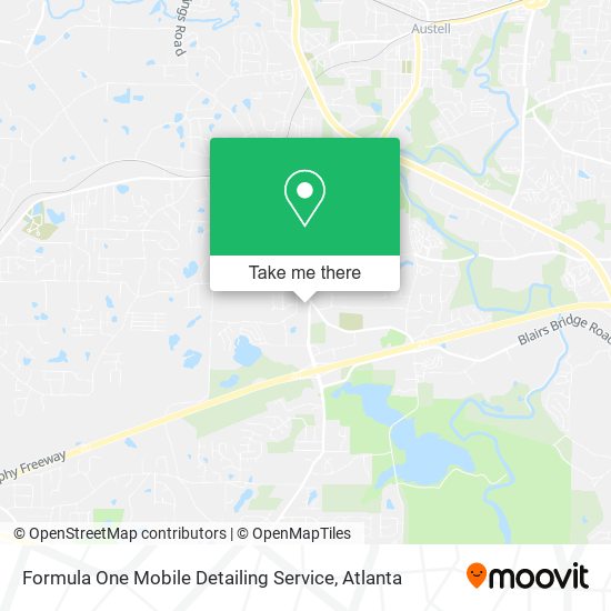 Mapa de Formula One Mobile Detailing Service