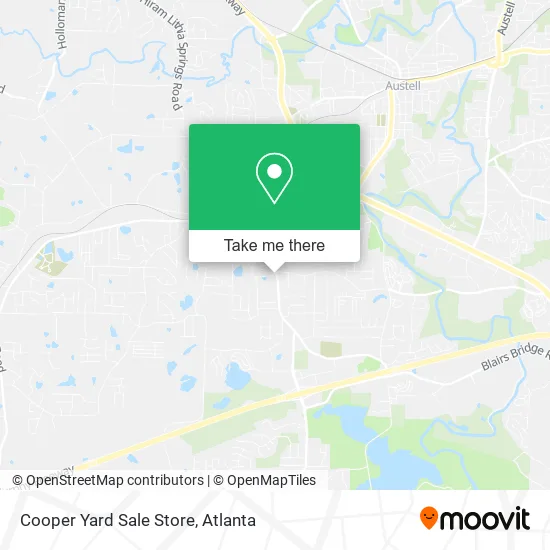 Cooper Yard Sale Store map