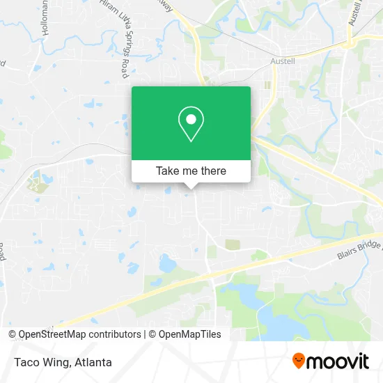 Taco Wing map