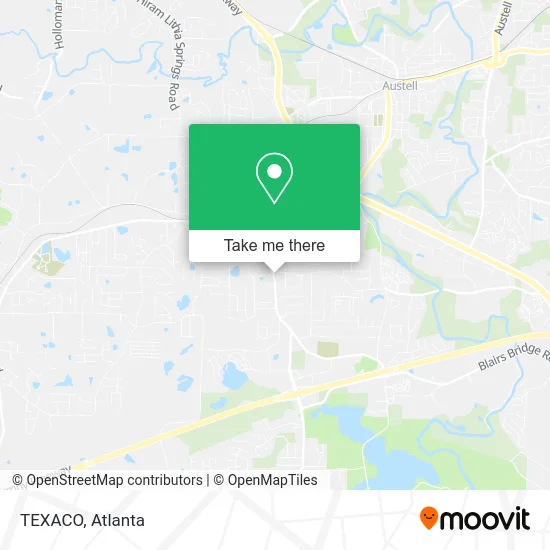 TEXACO map