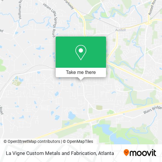 La Vigne Custom Metals and Fabrication map
