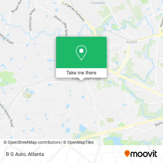 B G Auto map