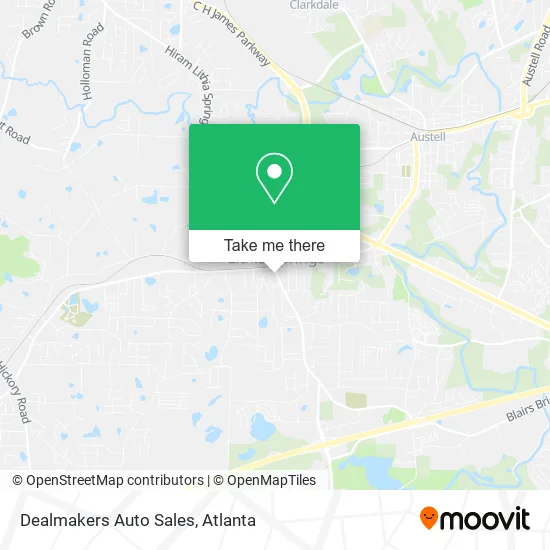 Dealmakers Auto Sales map