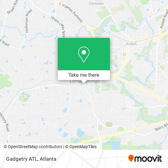 Gadgetry ATL map