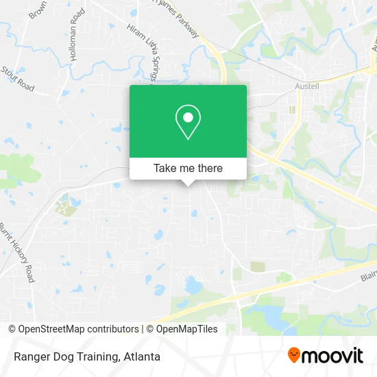 Ranger Dog Training map
