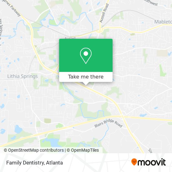 Family Dentistry map