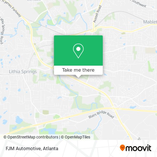 FJM Automotive map