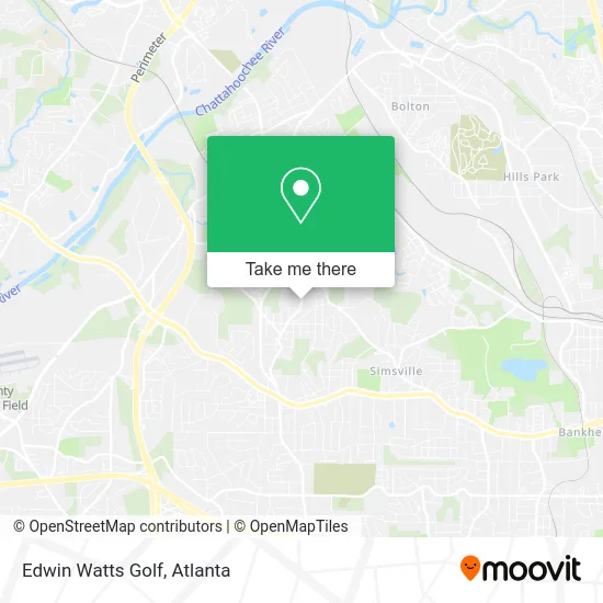 Edwin Watts Golf map