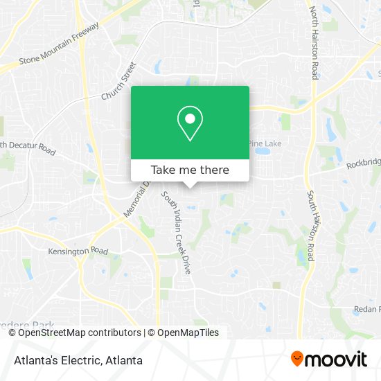 Atlanta's Electric map