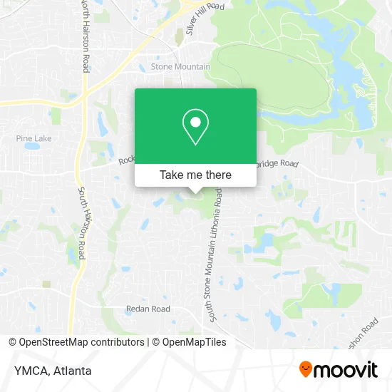 YMCA map