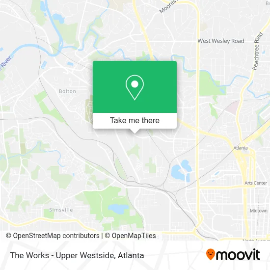 The Works - Upper Westside map