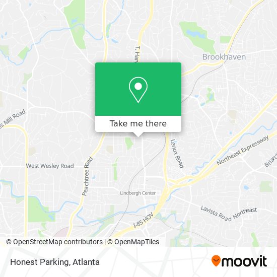 Honest Parking map