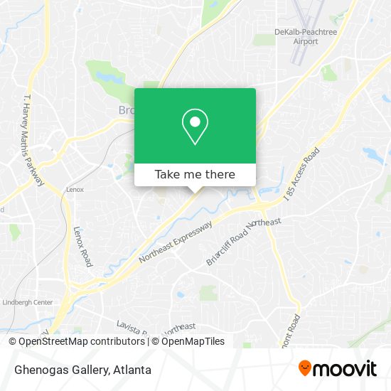 Ghenogas Gallery map