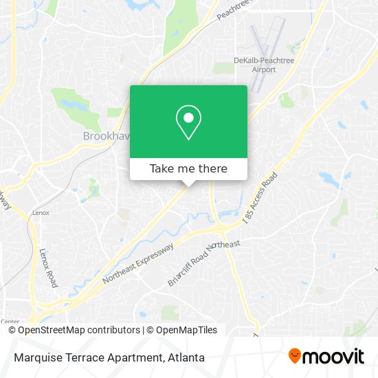Marquise Terrace Apartment map