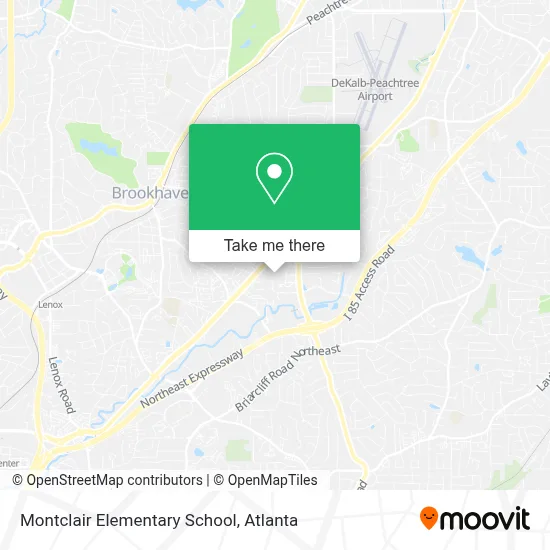Montclair Elementary School map