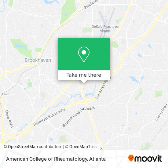 Mapa de American College of Rheumatology