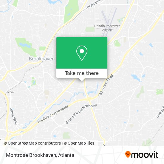 Montrose Brookhaven map